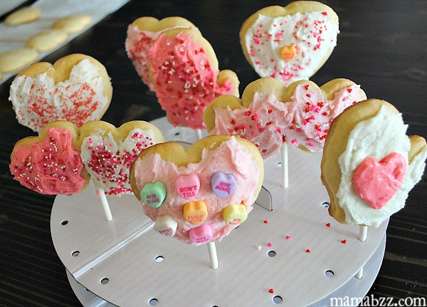 Valentine's Sugar Cookie Pops 